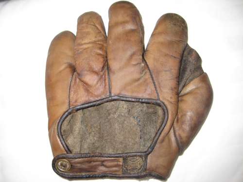 Spalding Black Patch Brown Full Web Back